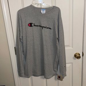 Champion gray men’s long sleeve shirt